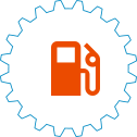 Gas station pump icon