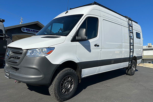 Sprinter van front suspension upgrade for improved handling