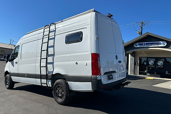 Sprinter van rear suspension upgrade for ride comfort